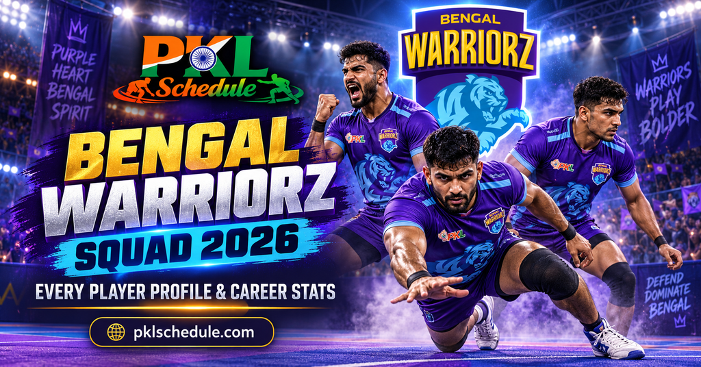 Bengal Warriorz Squad 2026 Every Player Profile & Career Stats