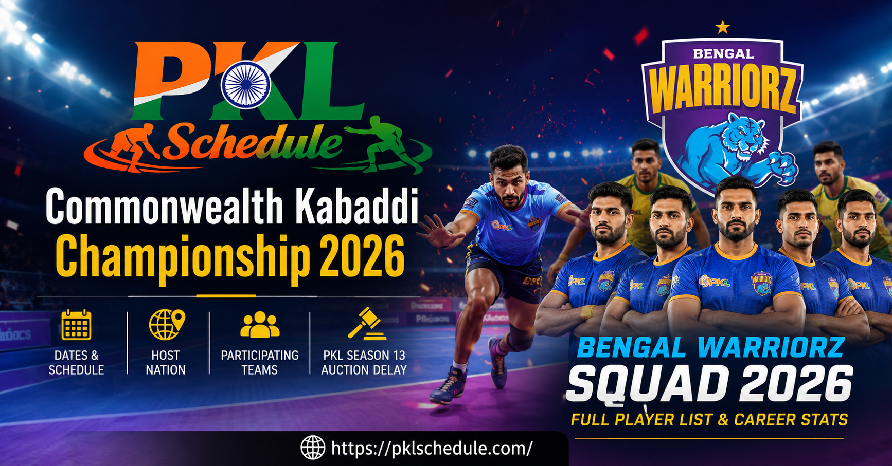 Bengal Warriorz Squad 2026 Full Player List & Career Stats