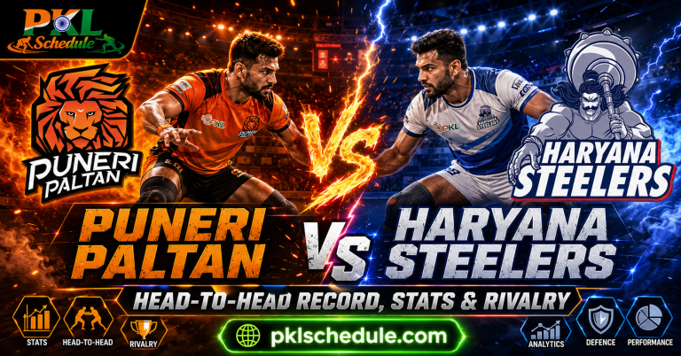 Puneri Paltan vs Haryana Steelers Head-to-Head Record, Stats & Rivalry